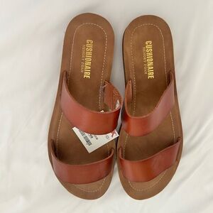 Cushionaire Women's Brown Sandals